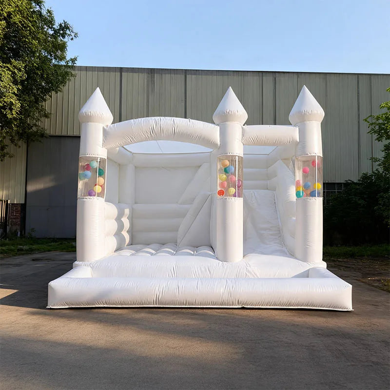 Château gonflable transparent en PVC