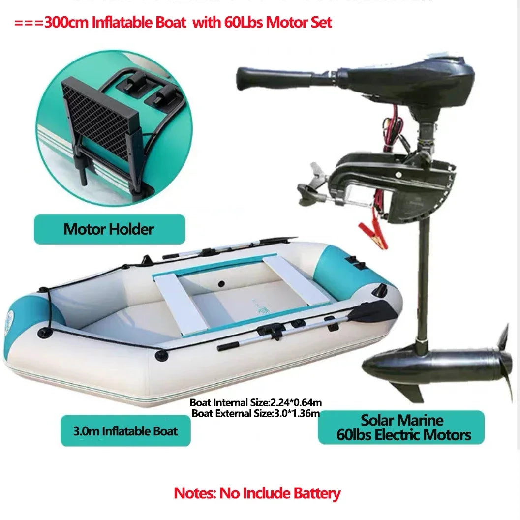 Bateau Gonflable Kayak Moteur Modulable - accessoires inclus