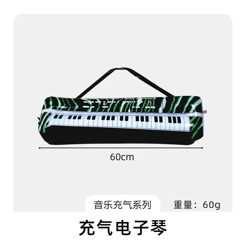 Inflatable Decoration Musical Instrument Guitar Microphone Piano Party
