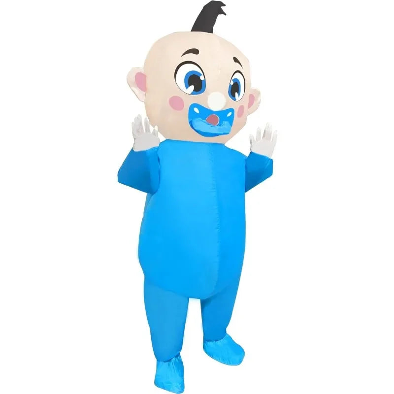 Costume gonflable Bébé Sucette version garçon