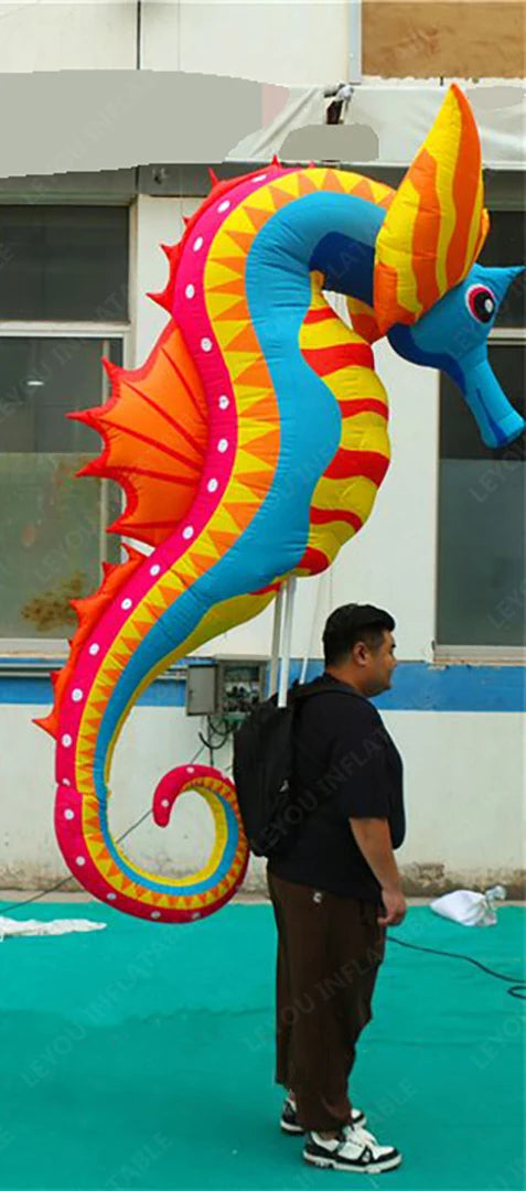 Décoration gonflable sur le thème de l'océan