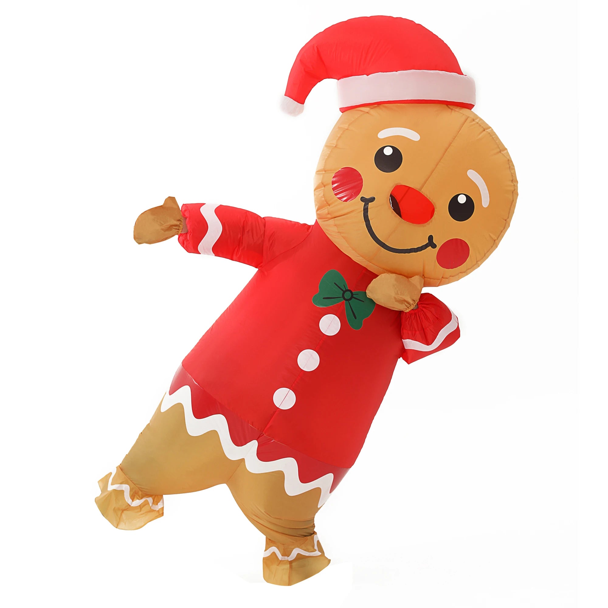 Costume gonflable festif pain d'épice pour carnaval