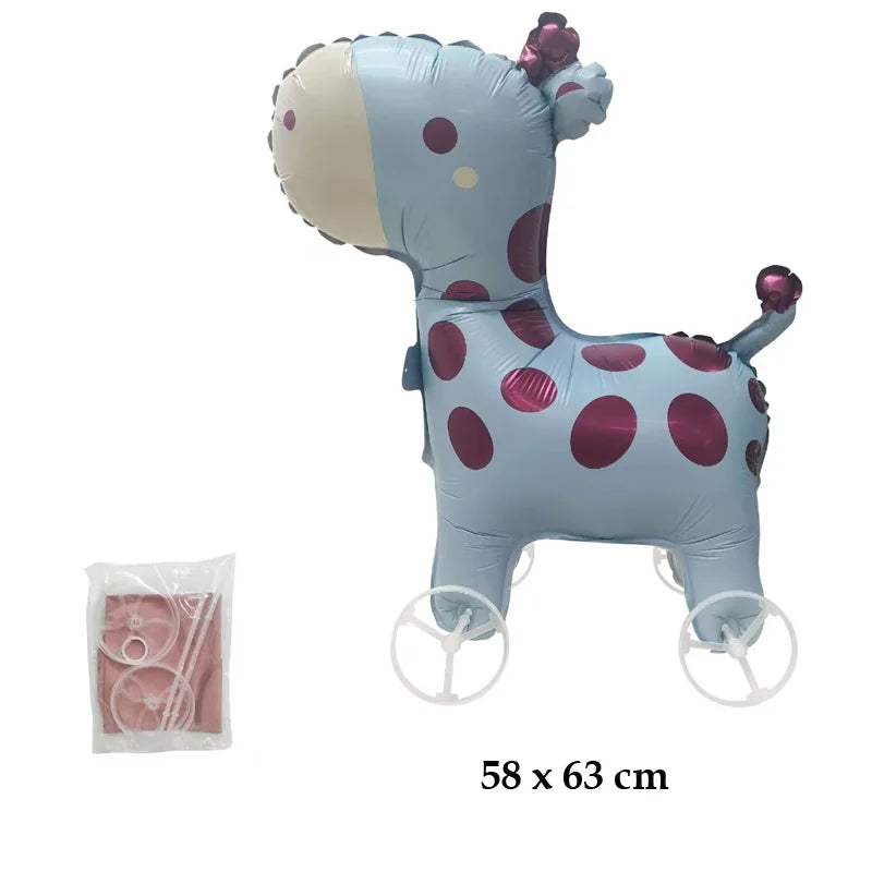 Ballon Gonflable Animal Marchant Roulettes
