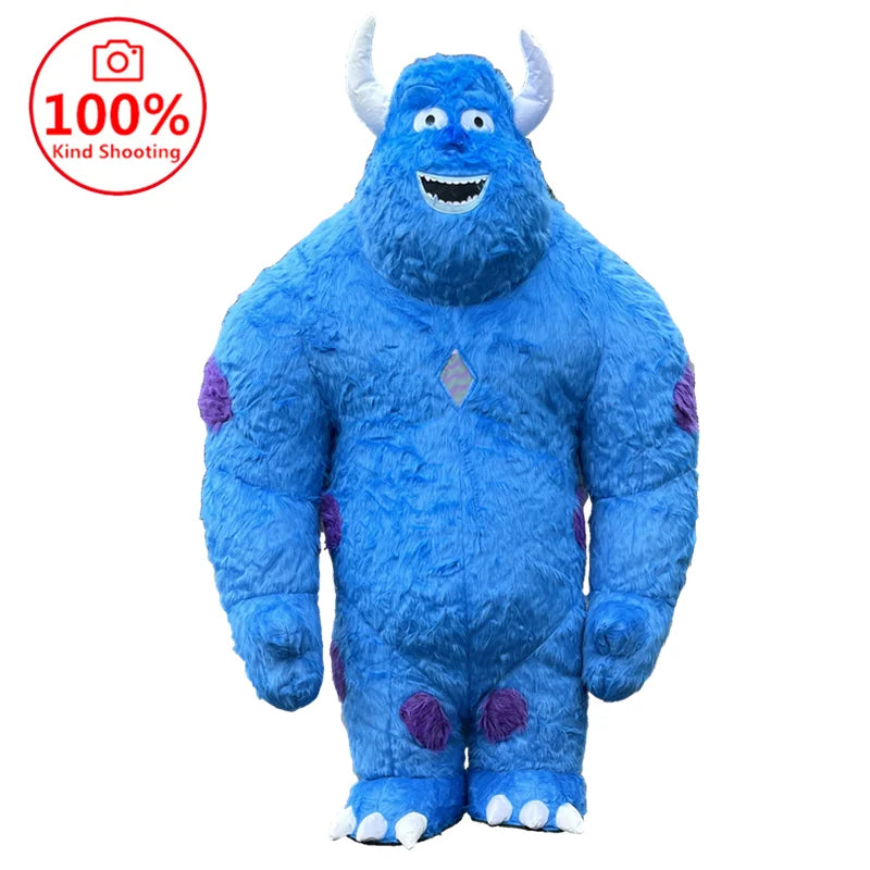 Costume gonflable mascotte ours polaire rose