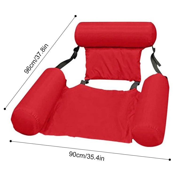 Bouée Gonflable Chaise Longue Pliable au bord du lac 14