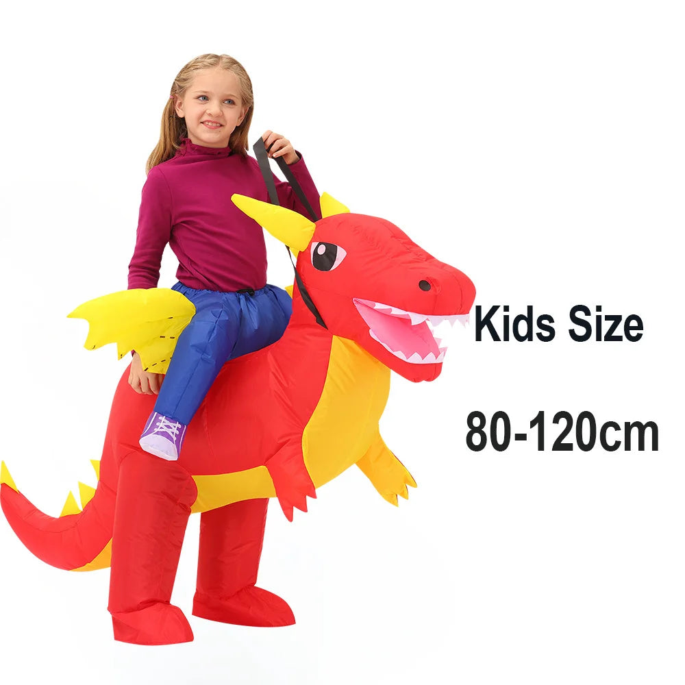 Détail du ventilateur du costume Dinosaure
