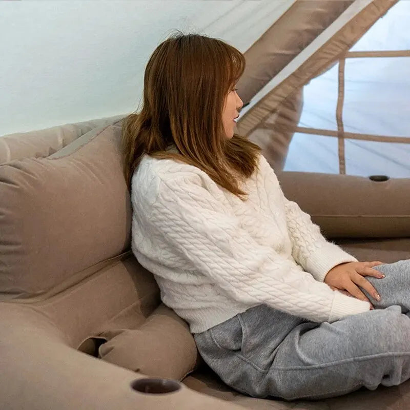 Matelas de Camping Gonflable Dossier - coloris disponible