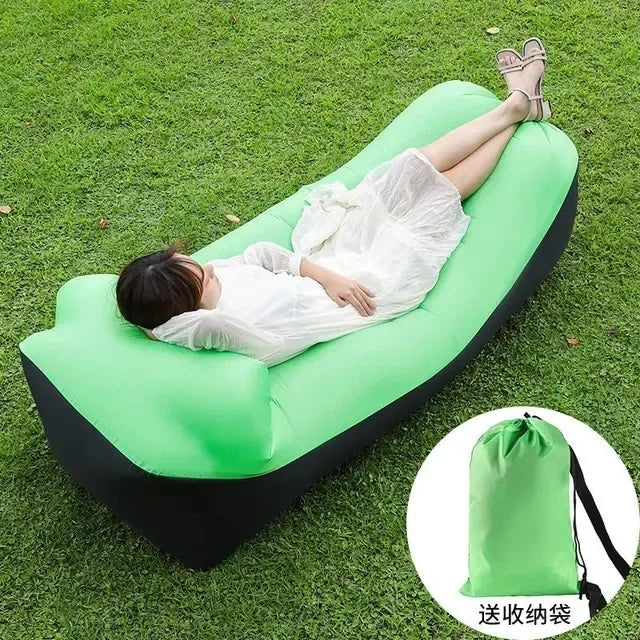 Canapé gonflable camping confort nomade