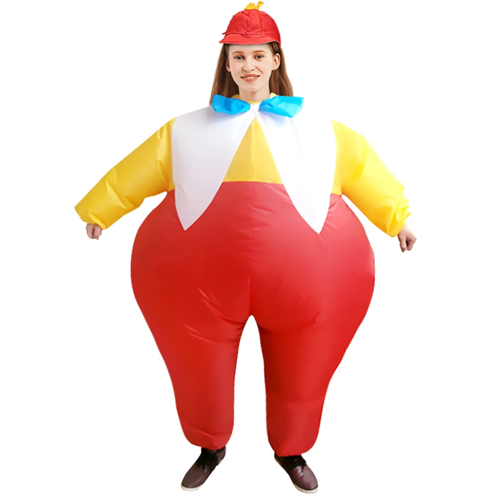 Tenue gonflable clown adulte 17 designs disponibles
