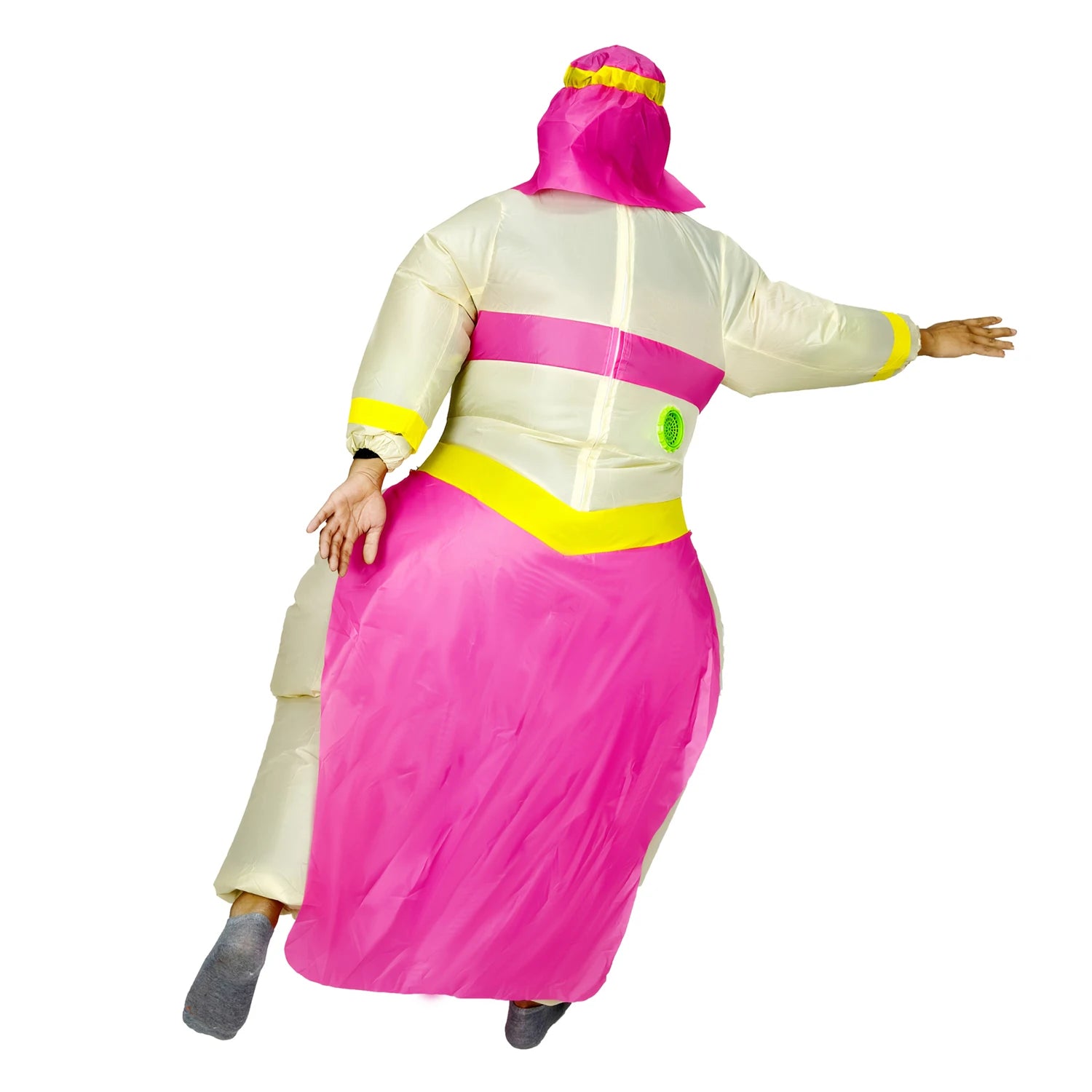 Déguisement gonflable danseur sultan vue latérale