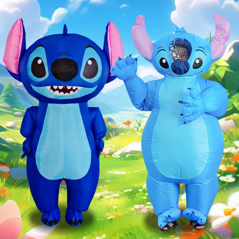 Costume gonflable mascotte adulte porté pour Halloween