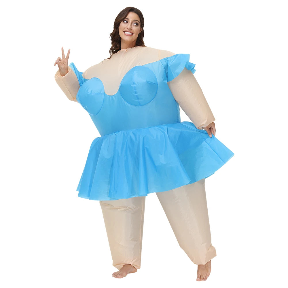 Déguisement gonflable ballerine emballage complet