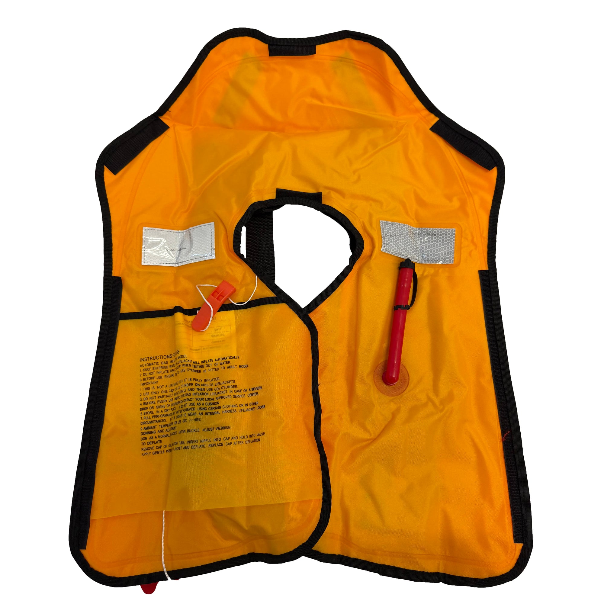 Gilet de pêche gonflable 150N porté en rafting