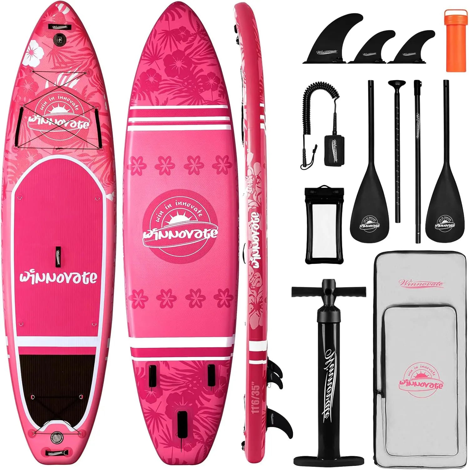 Stand up paddle gonflable coloris orange