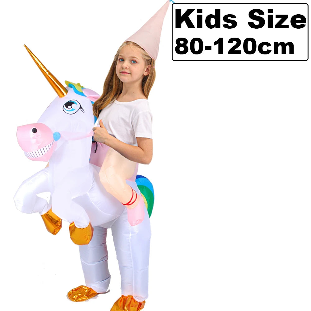 Costume gonflable flamant adulte 150-195 cm