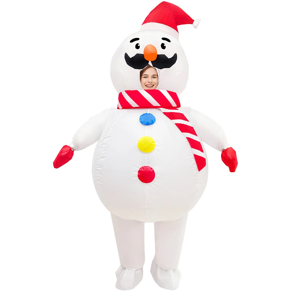 Costume gonflable Noël pour Halloween et fêtes