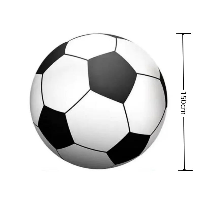 Zoom sur la couture renforcée du ballon gonflable