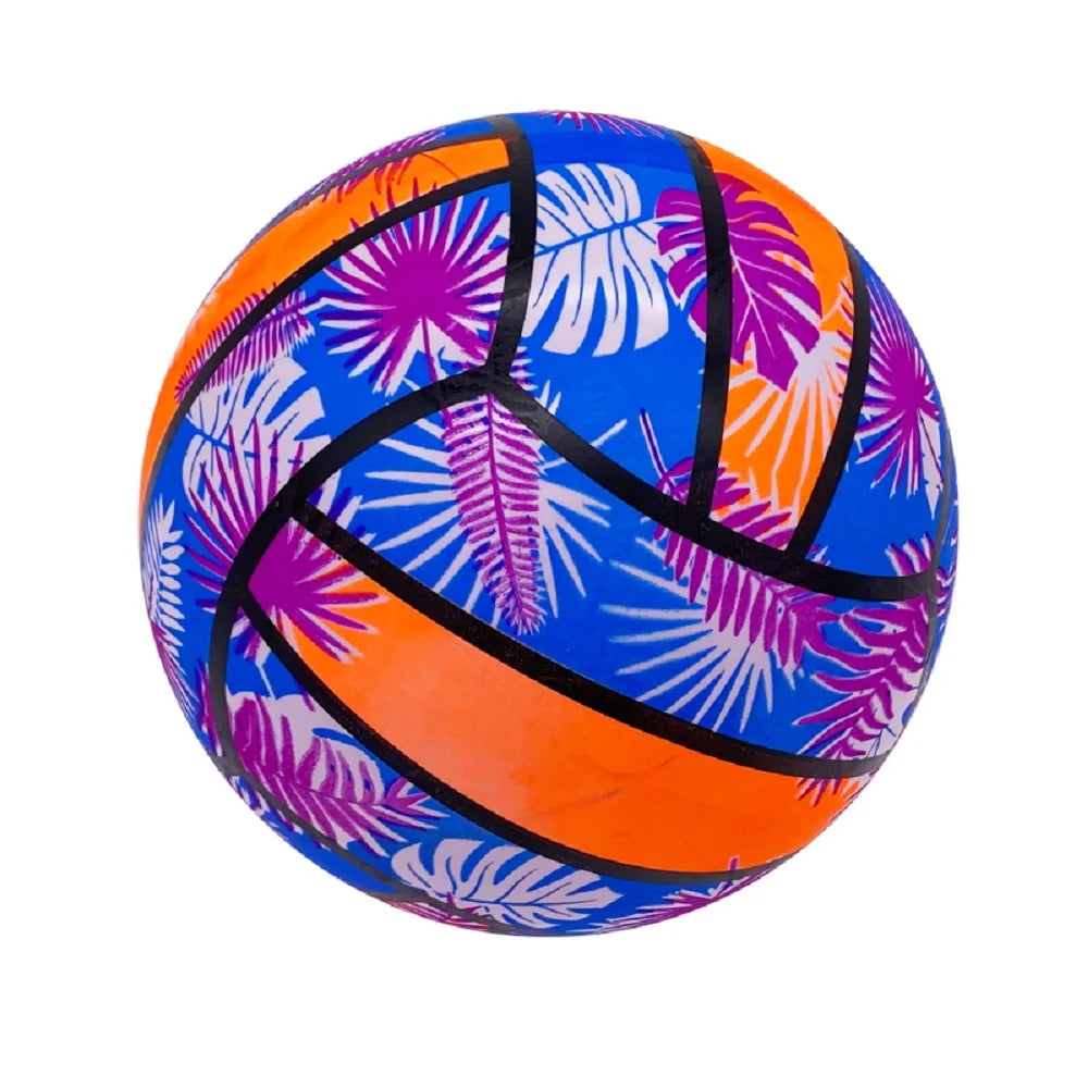 Ballon gonflable volley piscine, vue d'ensemble