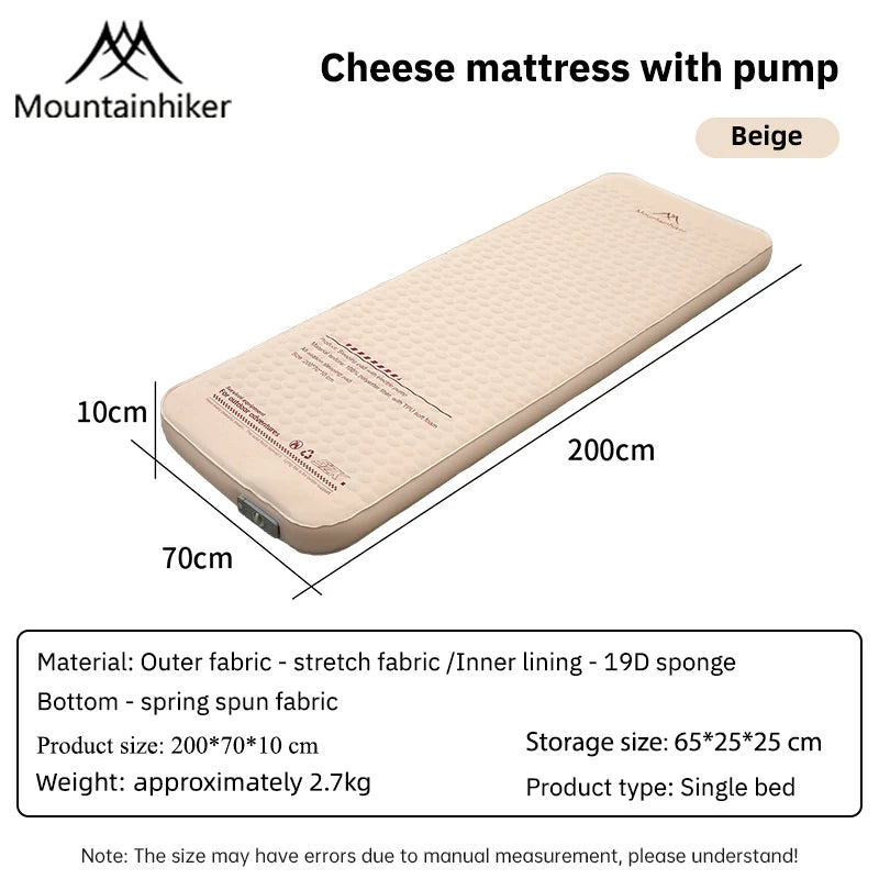 Matelas de camping gonflable coloris noir