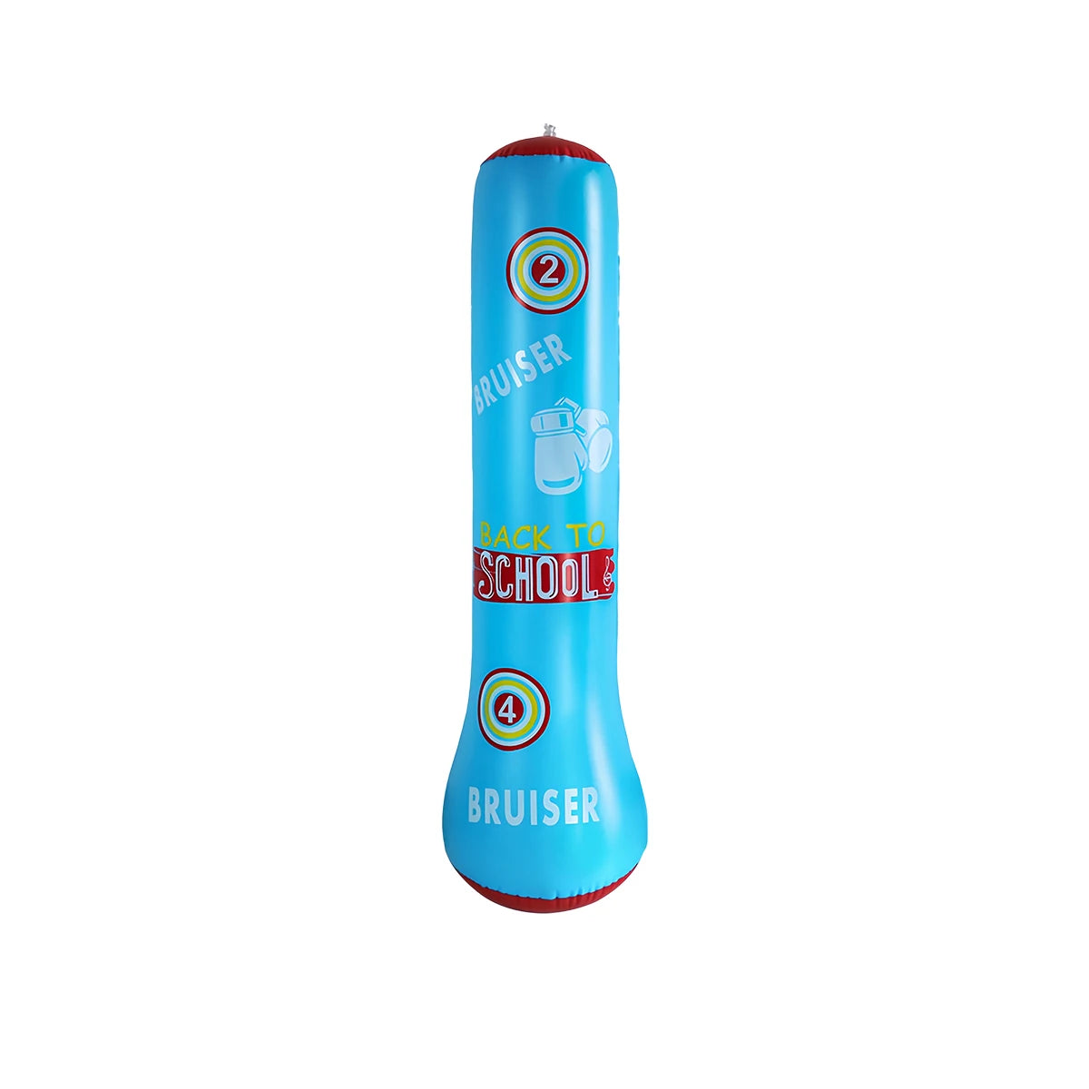 Colonne de boxe gonflable PVC épaissi, gros plan matière