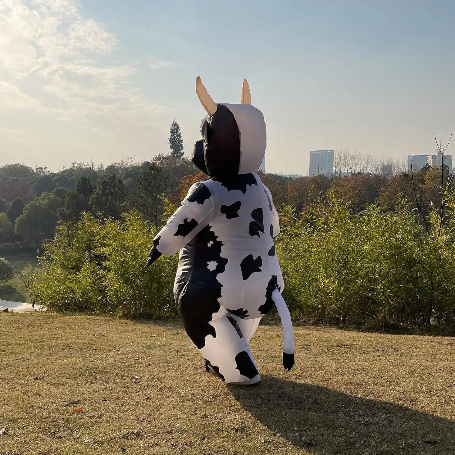 Combinaison gonflable vache carnaval adulte 150-190 cm