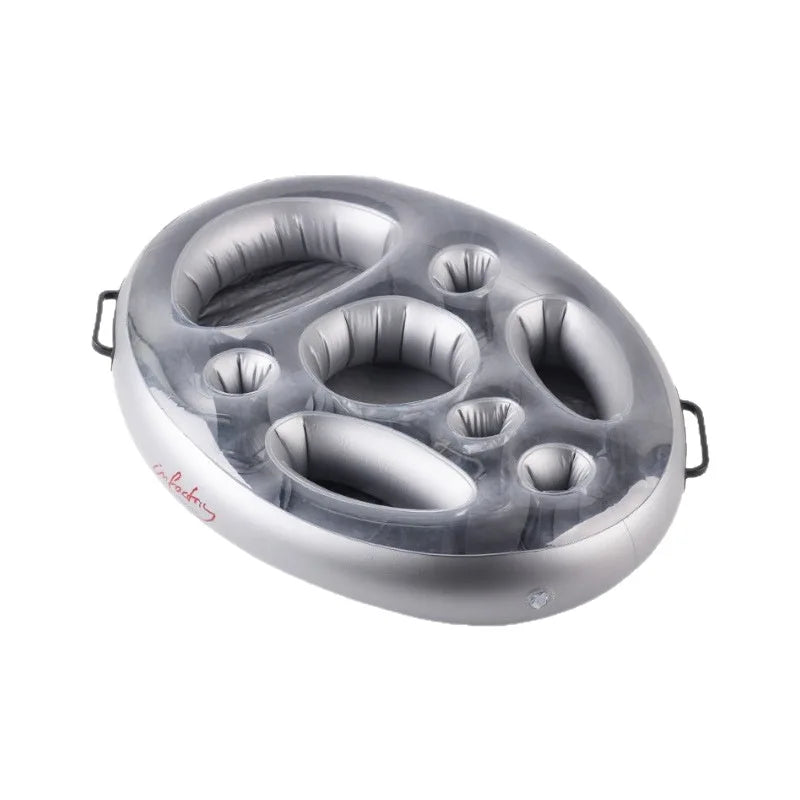 Plateau gonflable coloris gris