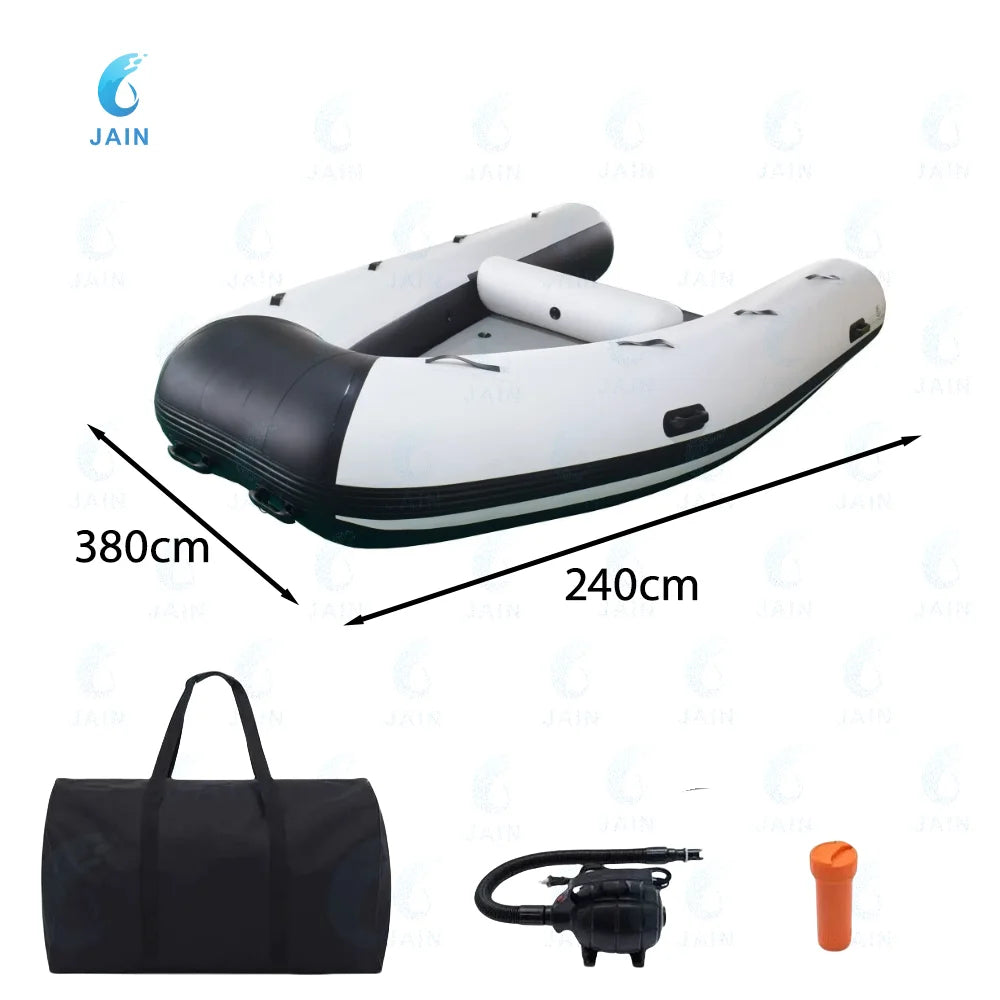 Plateforme flottante gonflable dégonflée pour rangement