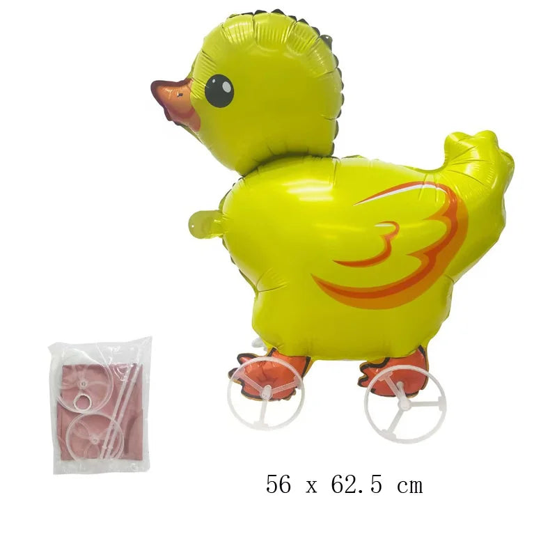 Ballon Gonflable Animal Marchant Roulettes
