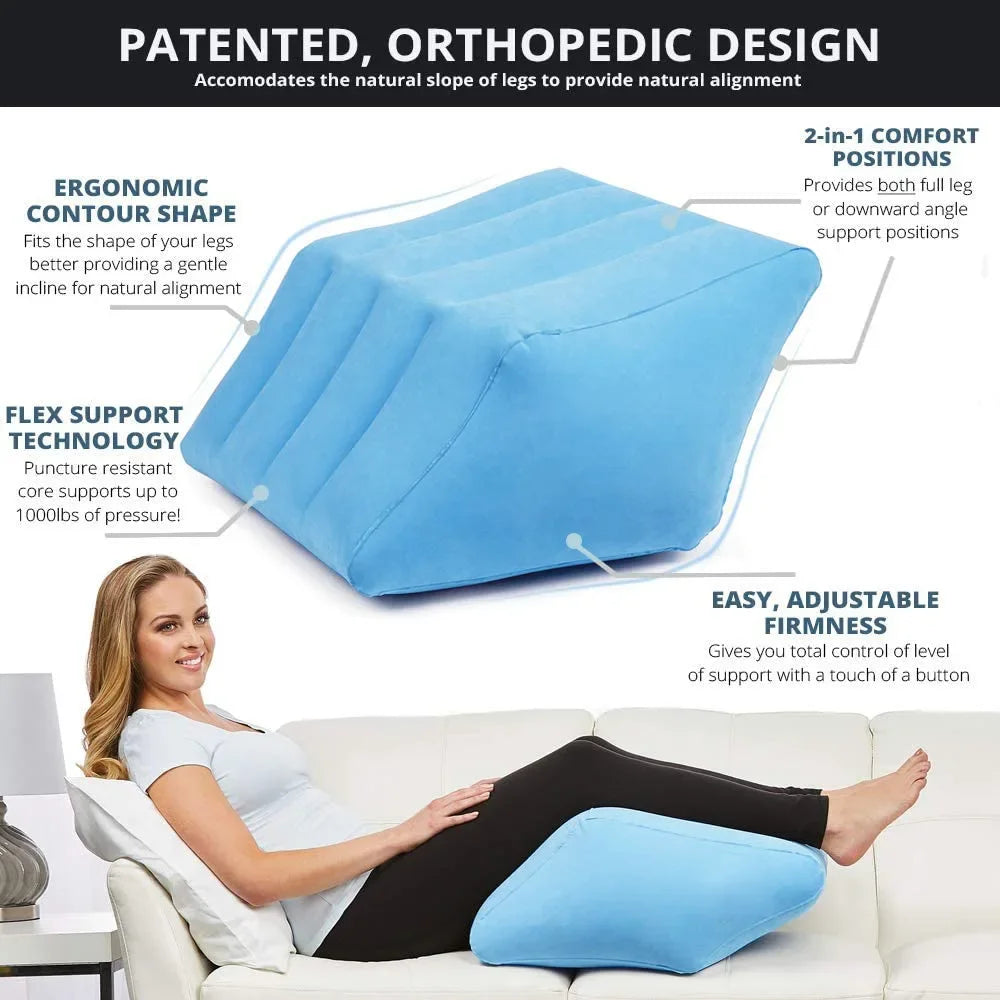 Oreiller Gonflable Jambes Camping - installation facile