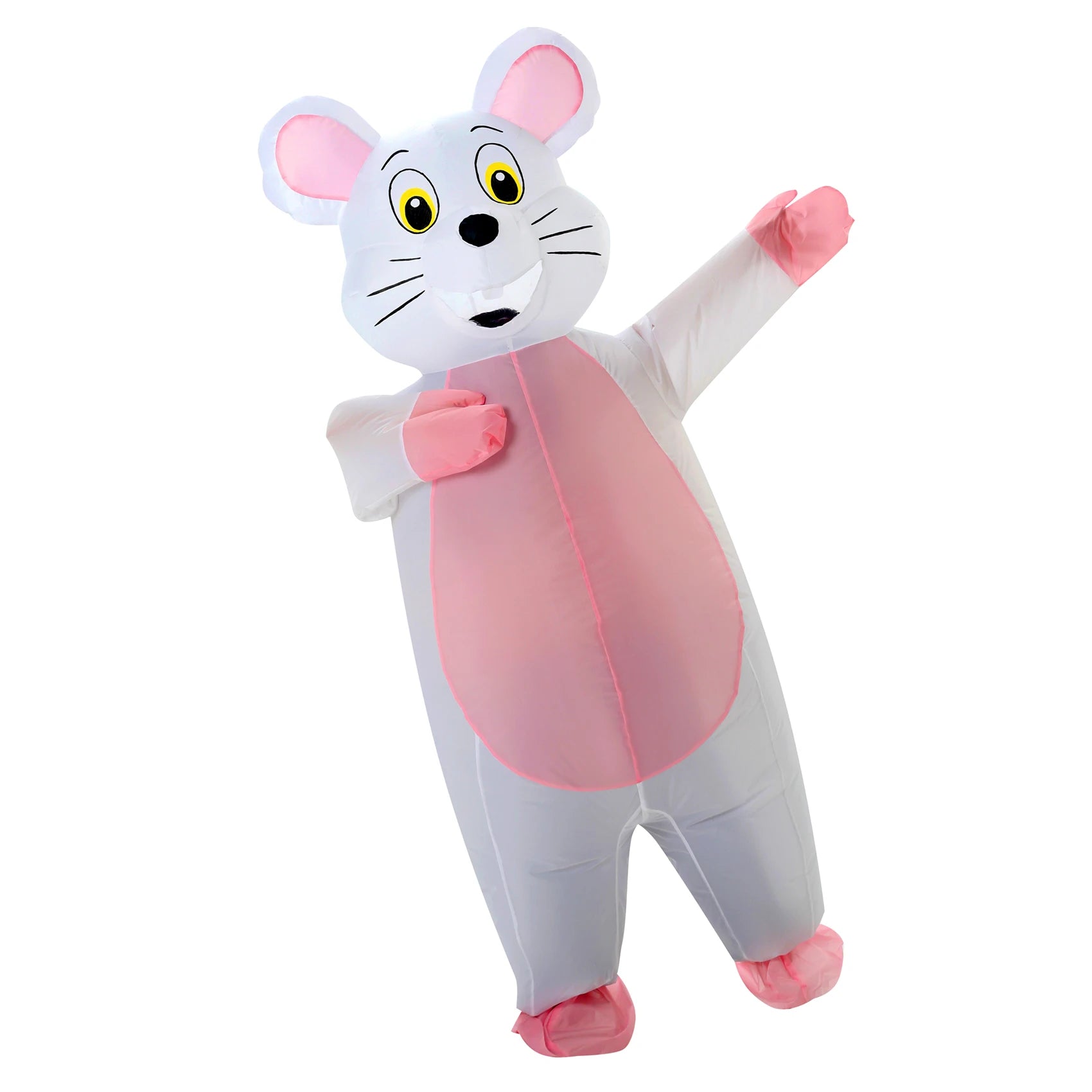 Costume gonflable souris blanche fête