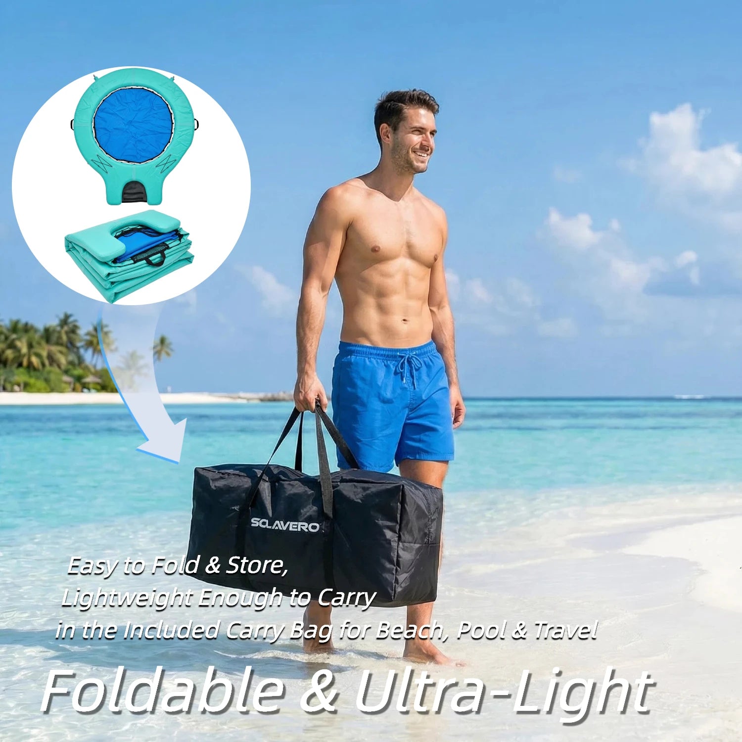 Sac de transport et accessoires de la plateforme gonflable