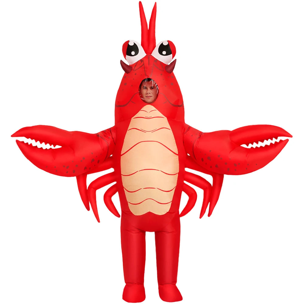 Costume gonflable licorne Halloween adulte profil