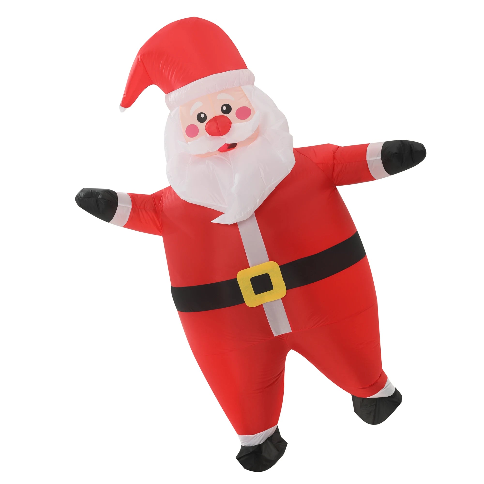 Costume gonflable Père Noël adulte pour carnaval