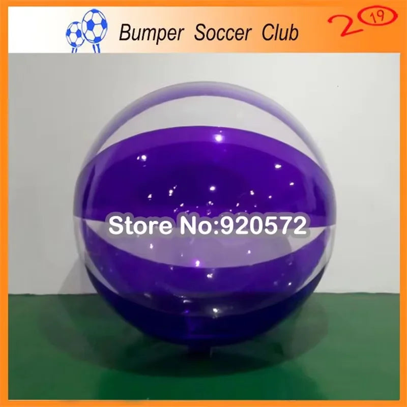 Zorb ball gonflable vue de dessus
