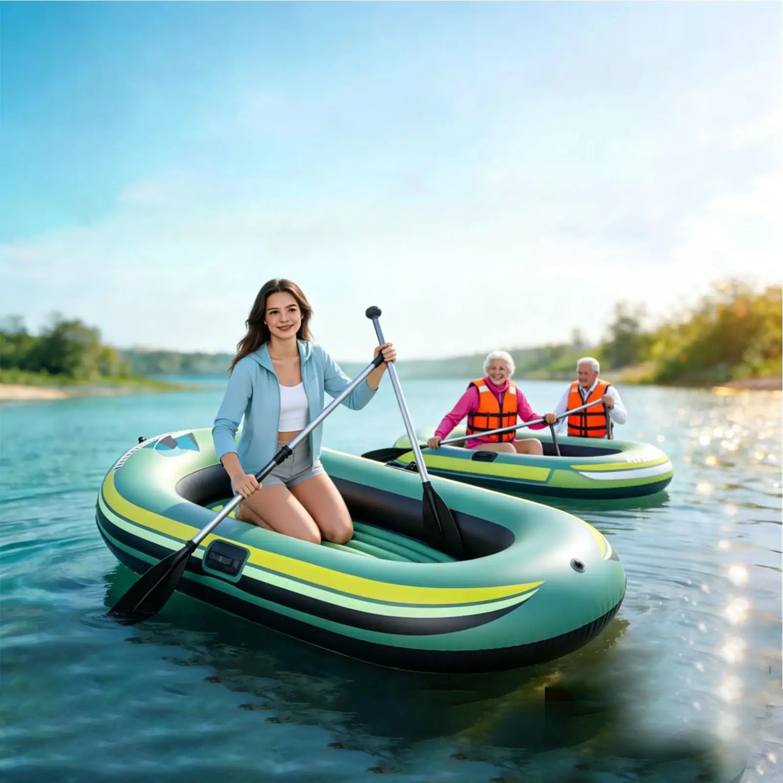 Bateau Gonflable PVC Renforcé - vue d'ensemble