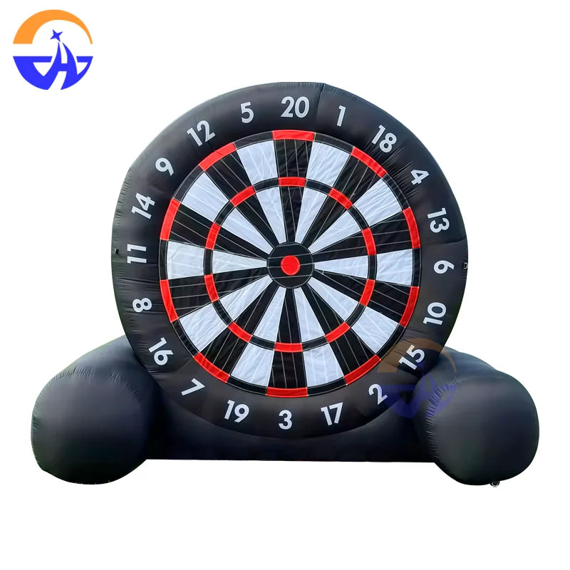 Zones de score de la cible fléchette gonflable football