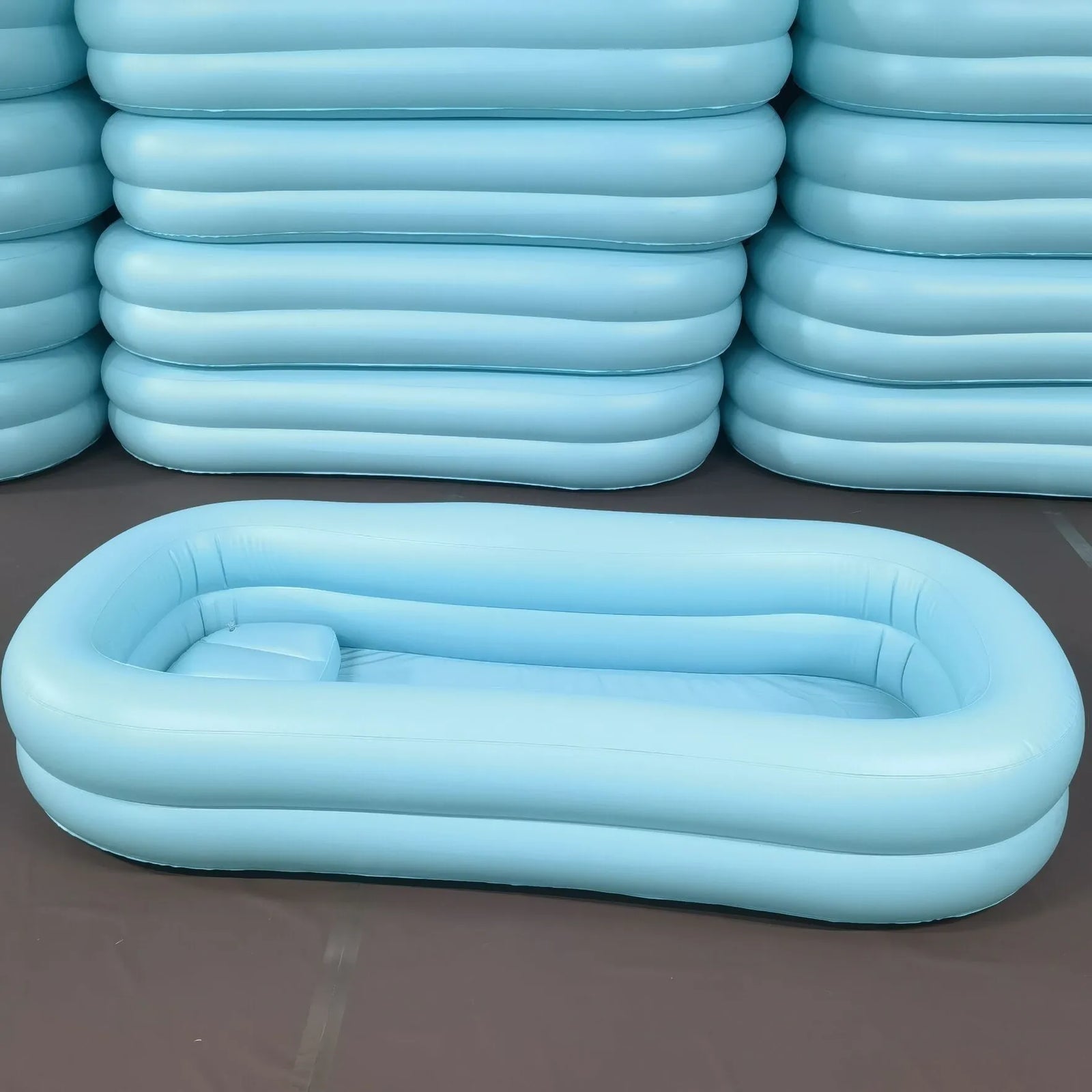 Baignoire gonflable médicale vue d'ensemble