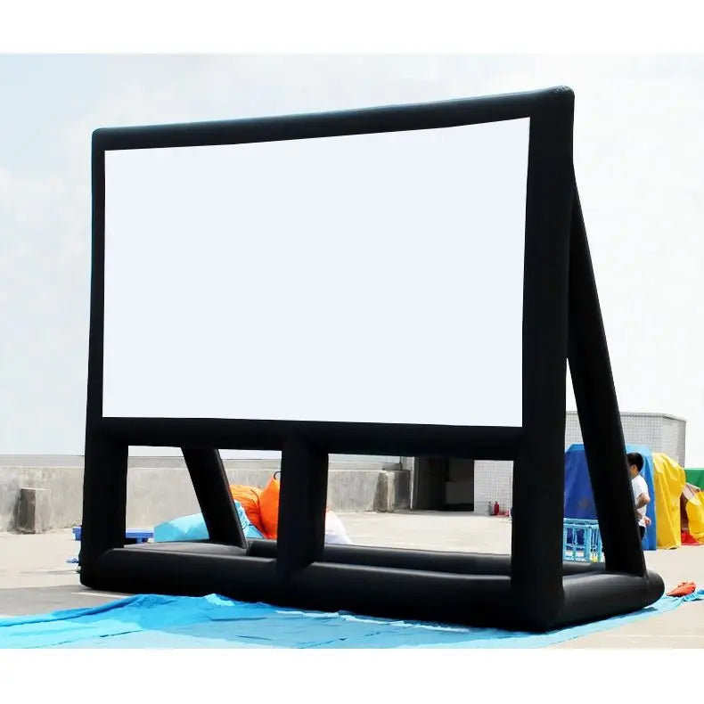 Écran projection gonflable sur mesure en extérieur