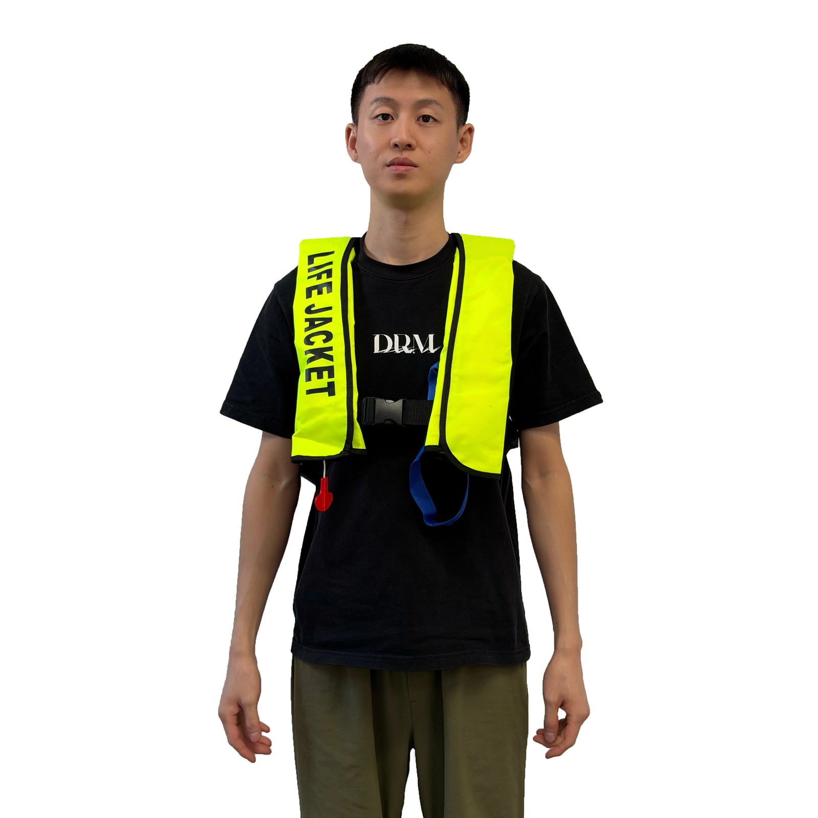Gilet de sauvetage gonflable 150N vue de face