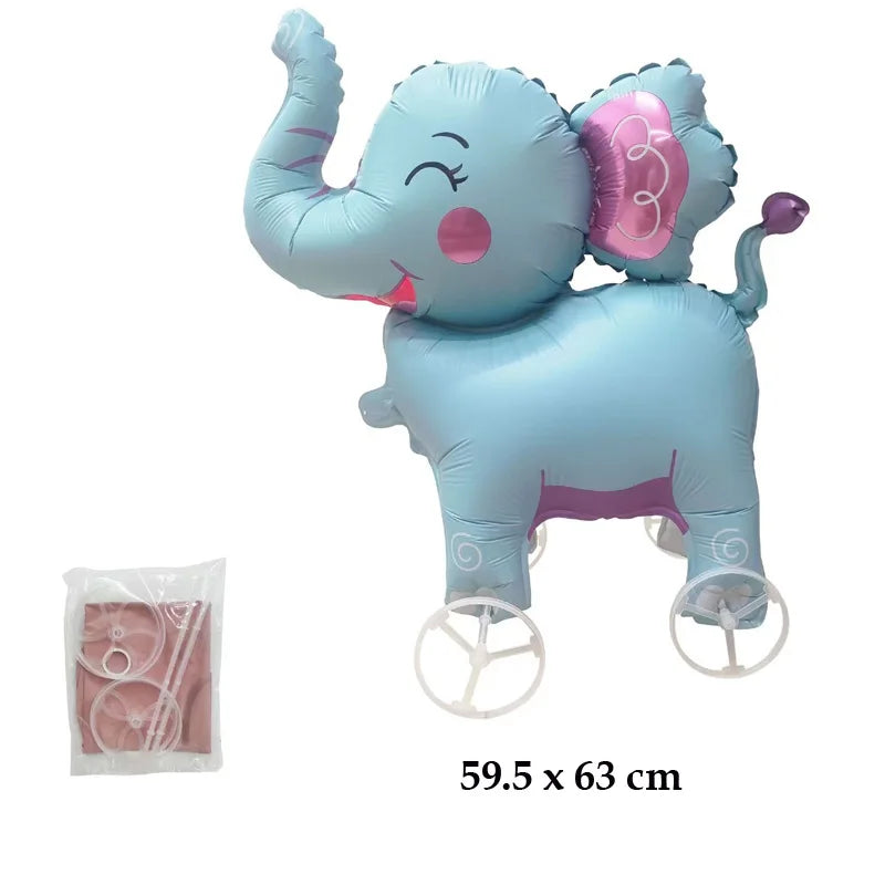 Ballon Gonflable Animal Marchant Roulettes