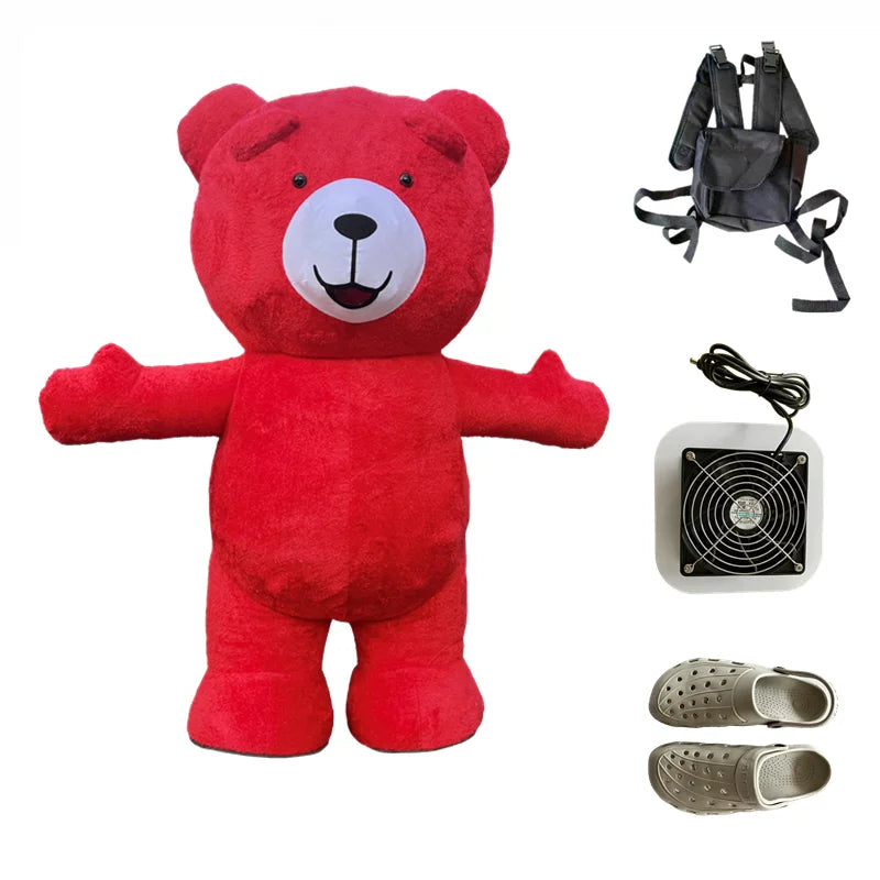 Costume gonflable ours polaire taille 3,0 m