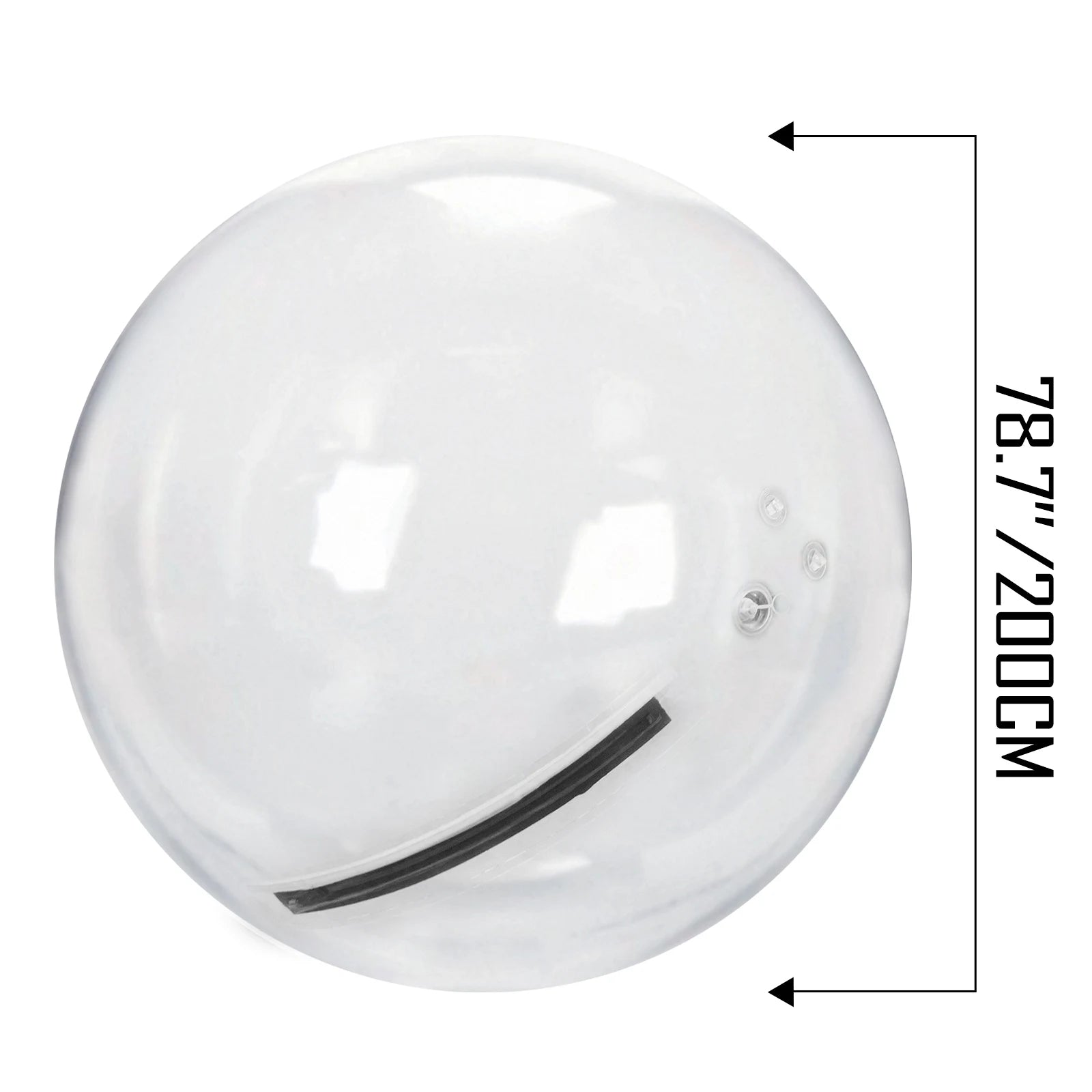 Zorb ball gonflable souffleur 500W inclus vue ensemble