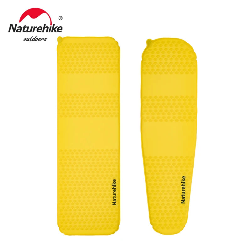 Matelas de camping gonflable auto-gonflant vue d'ensemble