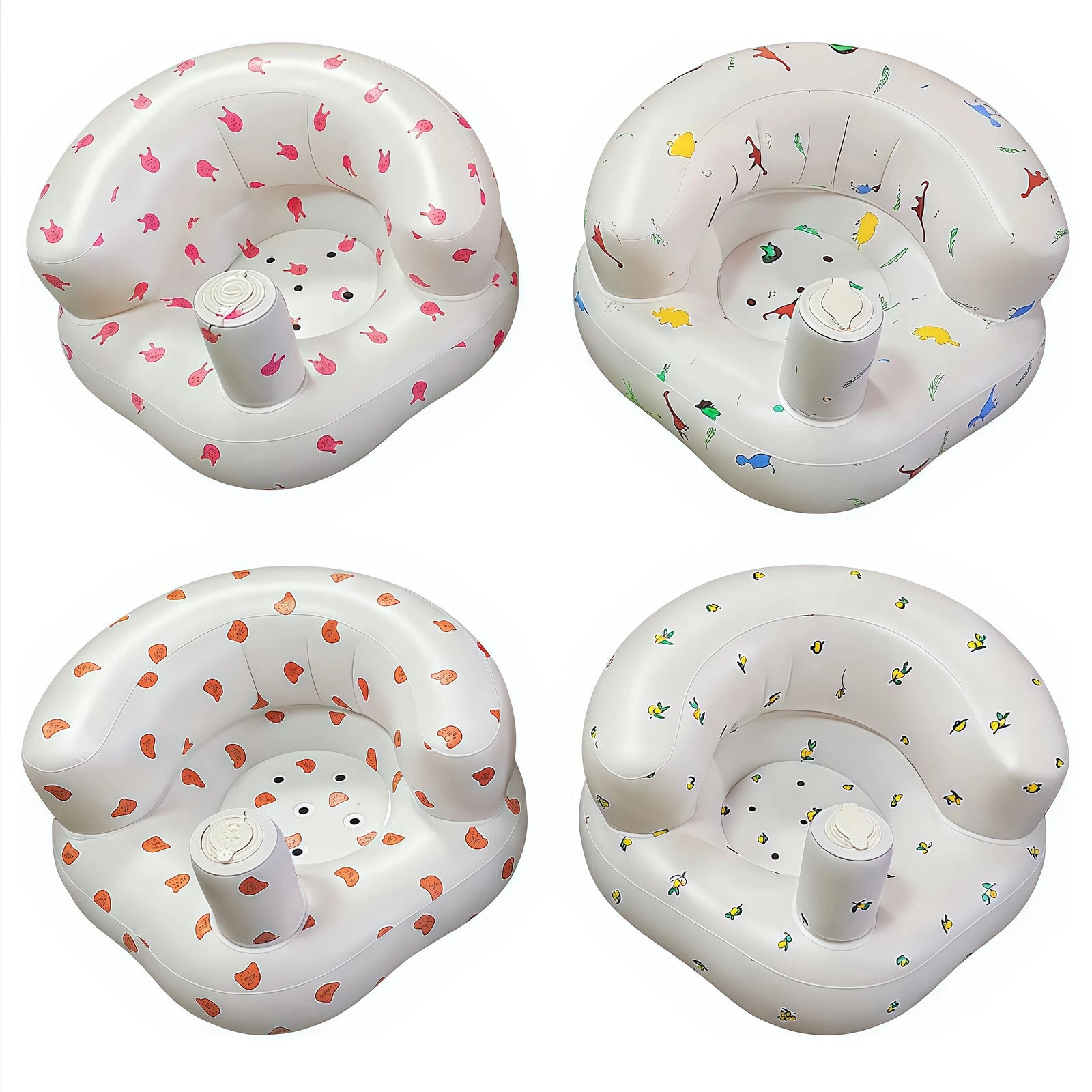 Accessoire gonflable siège de bain bébé vue d'ensemble