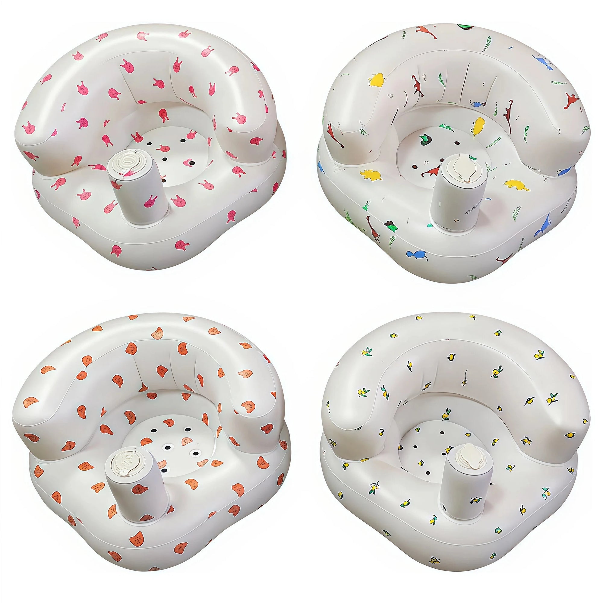 Accessoire gonflable siège de bain motif Dinosaure