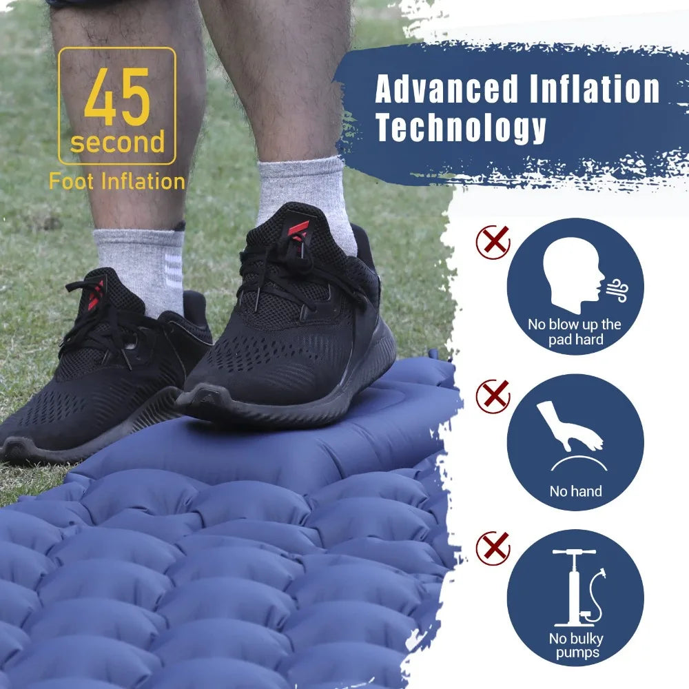 Matelas de Camping Gonflable Double Confort coloris disponible
