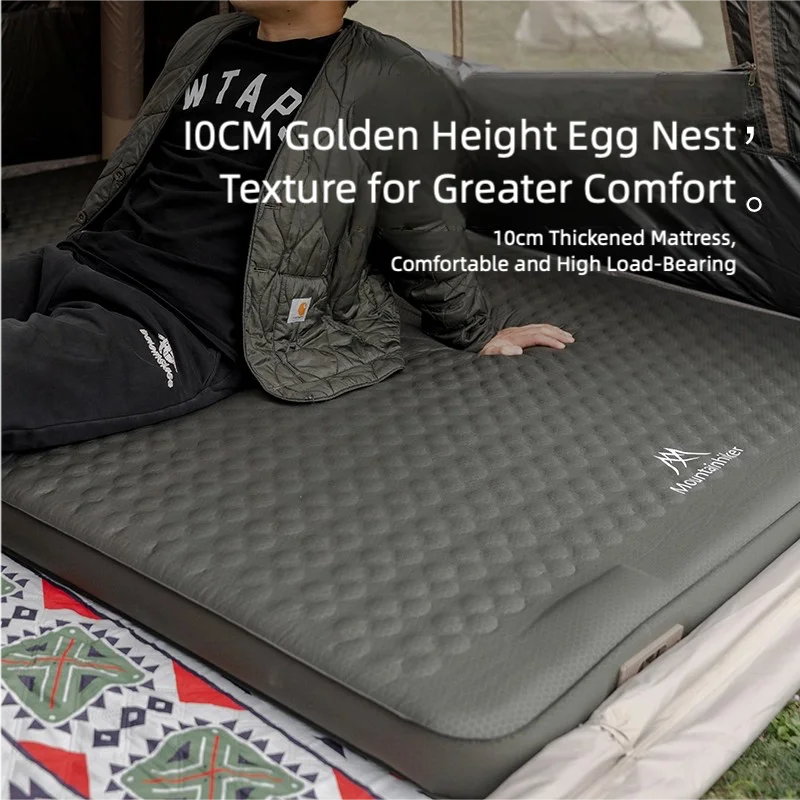 Matelas de Camping Gonflable Double Compact - vue d'ensemble