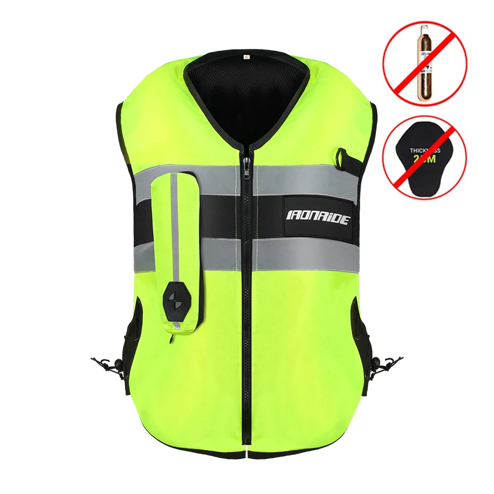 Vue d'ensemble des coloris du gilet airbag moto