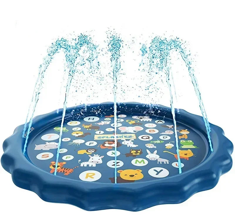Tapis de jeu d'eau gonflable prêt à l'emploi