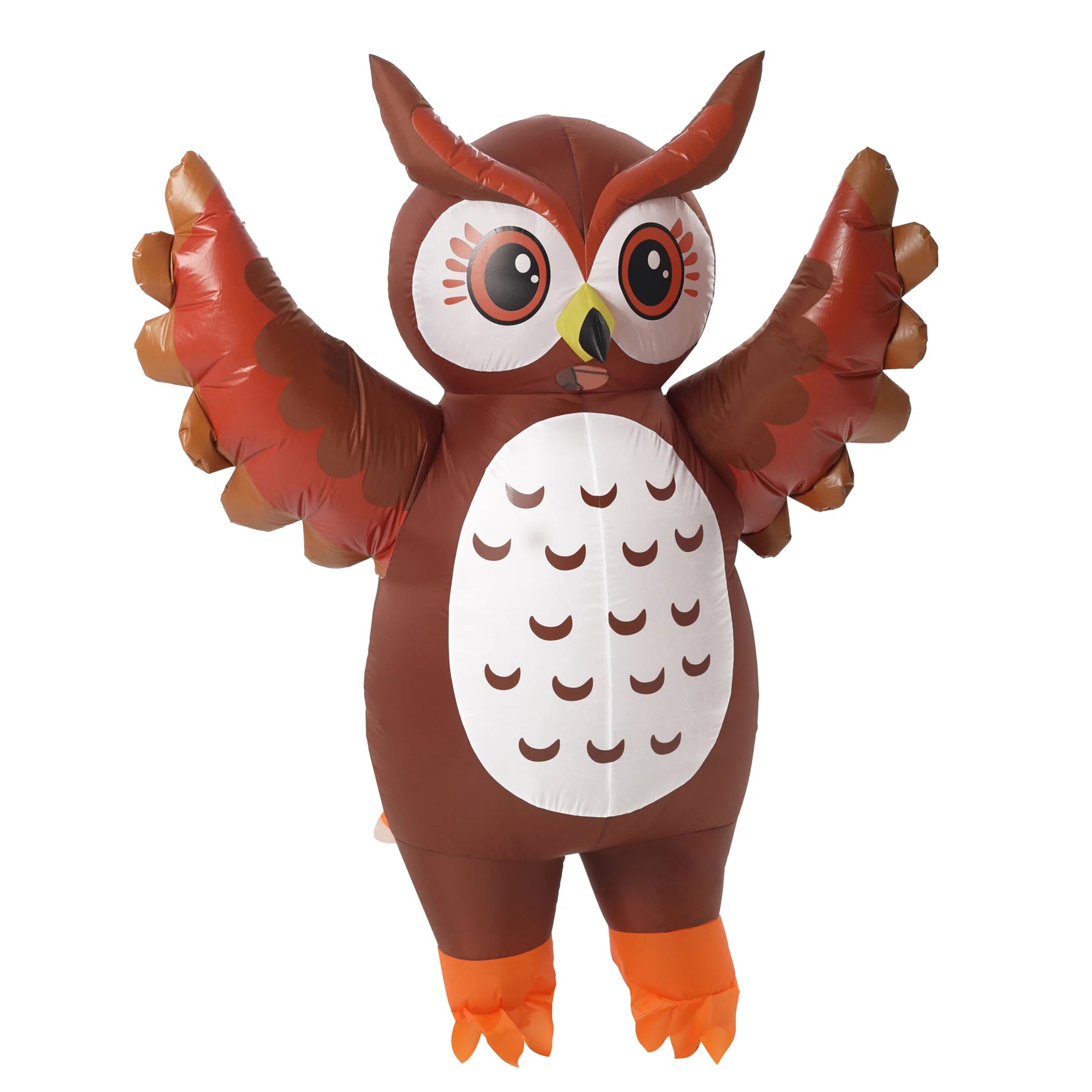 Costume gonflable hibou adulte 160-190 cm polyester